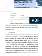 Demanda de Divorcio Por Causal GUAU