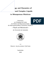 Rheology and Dynamics of Simple and Complex Liquids in Mesoporous Matrices