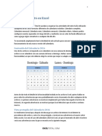 Calendario 2016 en Excel