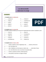 Les Demonstratifs Exercices Et Corrige