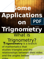 Some Applications On Trignometry: By: Rishav Mankotia Roll No.: 24 Class: 10 TO: Mr. Anand