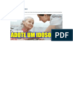 Adote Um Idoso Por Um Dia