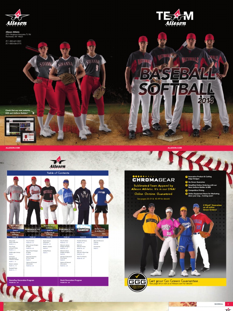 alleson uniform builder