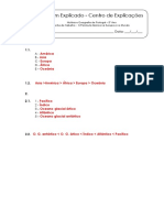 1.1.1 Ficha de Trabalho - A Península Ibérica Na Europa e No Mundo (2) - Soluções