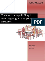 Vodič Za Proces Izrade Zdravstvene Politike