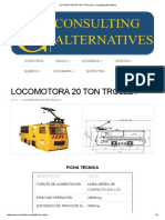LOCOMOTORA 20 TON TROLLEY - Consulting Alternatives PDF