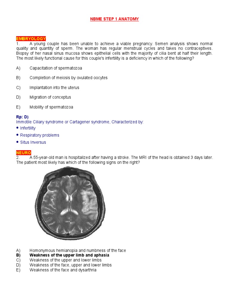 Anatomy Insights for USMLE Step 1 | PDF | Anatomical Terms Of Motion ...
