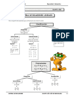 III BIM - 5to. Año - Guía 6 - Sistema de Ecuaciones Lineales