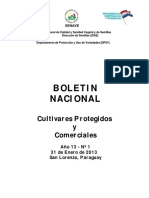 Boletin Nacional de Cultivares Protegidos y Comerciales Version-01-Ano2013