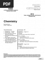 2014 Chemistry - CSSA Trial With Solutions