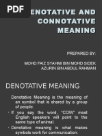 Download Denotative and Connotative Meaning by Muhammad Fuad SN31991066 doc pdf