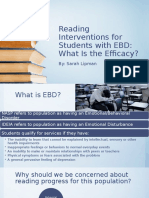 Reading Interventions For Students With Ebd