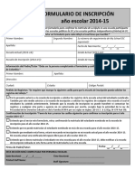 Msdc Enrollment Form Spanish