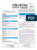 Boletín Oficial de La República Argentina, Número 33.430. 1 de Agosto de 2016