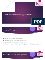 Pertemuan 1 - Bahasa Pemrograman by Achmad Arrosyidi