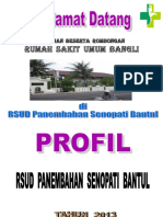 PROFIL-RSUD PANEMBAHAN SENOPATI BANTUL-2013.ppt