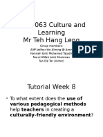 EDU3063 Culture and Learning MR Teh Hang Leng