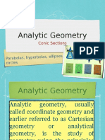 Analytic Geometry: Conic Sections Equations