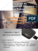 Utilização Da Calculadora HP 50g para Analise Estrutural