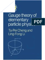 (Oxford Science Publications) Ta-Pei Cheng_ Ling-Fong Li-Gauge Theory of Elementary Particle Physics-Clarendon (1982)