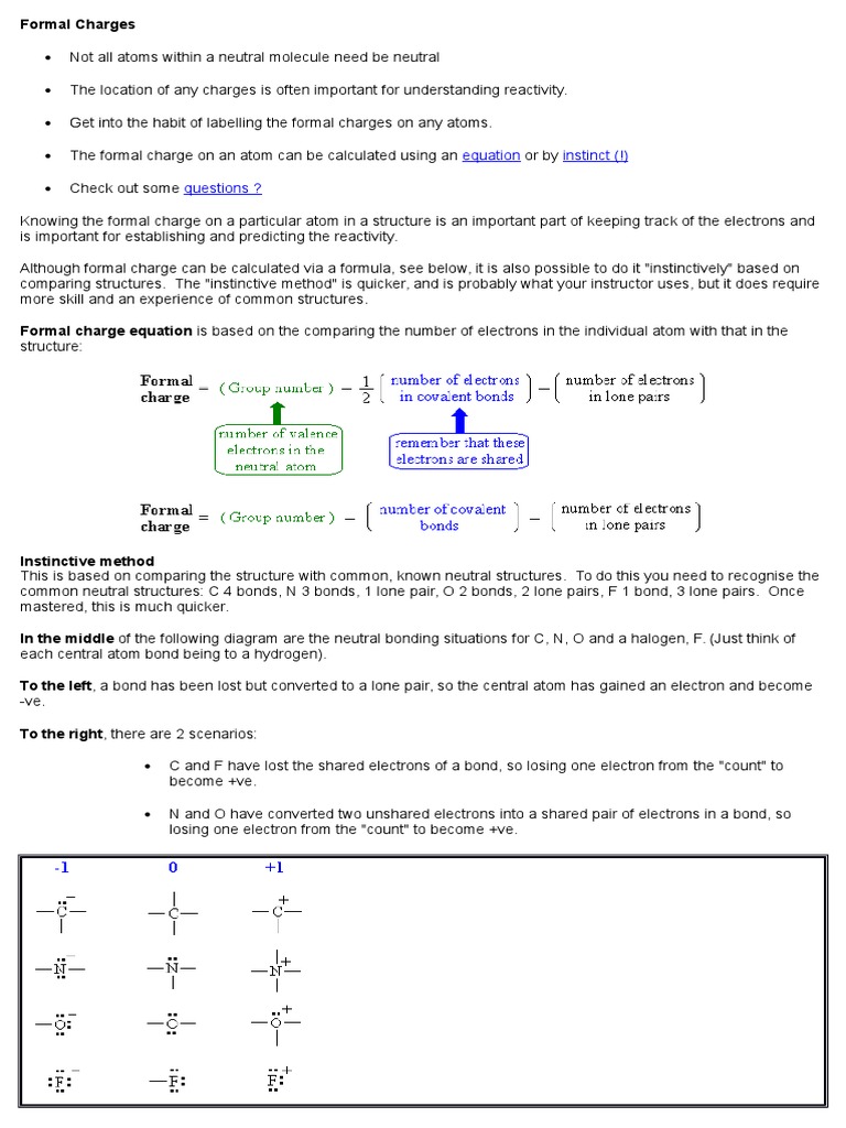 worksheet Formal Charge Worksheet formal charges electron cell biology