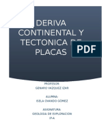 Deriva Continental y Tectonica de Placas