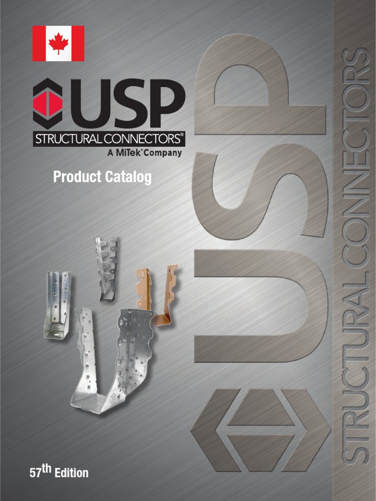 USPStructuralConnectorsCatalogCanada.pdf Galvanization Framing