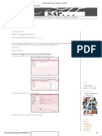 All About SAP - How To Change Font in SAP