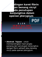 Translate Perbandingan Karet Fibrin Dan Benang Vicryl Pada Op Pterygium