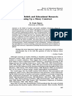 values = beliefs - REVIEW OF EDUCATIONAL RESEARCH-1992-Pajares-307-32