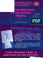 El Éxito Personal Es Un Estado Mental.