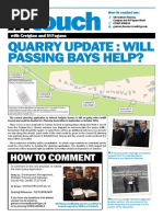In Touch Creigiau Quarry Update August 2016