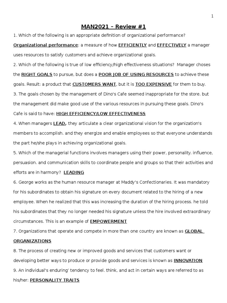 Understanding Organizational Performance | PDF | Goal | Norm (Social)