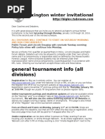 The Lexington Winter Invitational: General Tournament Info (All Divisions)