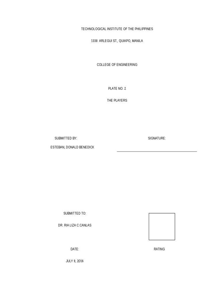 Engineering Project Submission Form | PDF | Science & Mathematics