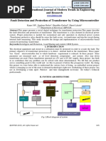 Fault Detection and Protection of Transformer by Using Microcontroller