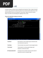 Finance - AR: Set-Ups To Be Made Before Starting Any Transactions