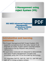 ESI_6455 SAP Project System Overview