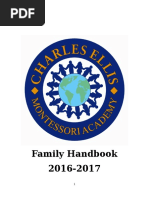 Charles Ellis Montessori Academy Family Handbook 2016-2017