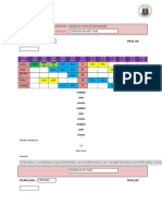 Jadual Waktu Persendrian 2016