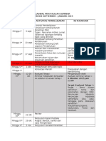 Jadwal Mata Kuliah Seminar