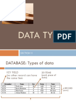 Data Types SV