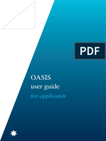 Oasis Applicant User Guide 2014