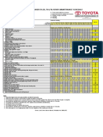 Land Cruise 70 Series - Maintenance-Schedule