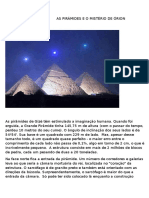 As Pirâmides e o Mistério de Órion