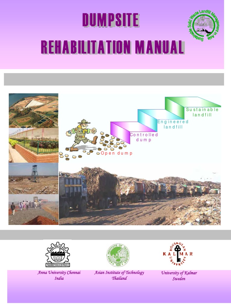 Dumpsite Rehabilitation Manual | PDF | Landfill | Waste Management