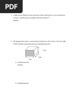 Chapter 3 Exercise Physics Form 4