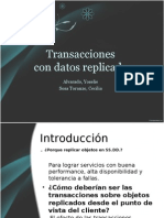 Transacciones Con Datos Replicados