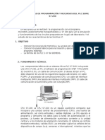 Nociones Básicas de Programación y Recursos Del Plc Serie s7 200