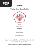 Download Referat Vertigo Sentral Dan Periferpdf by Anonymous ezGGlyv SN319981283 doc pdf